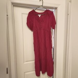 Isabel maternity dress, hot pink sz sm